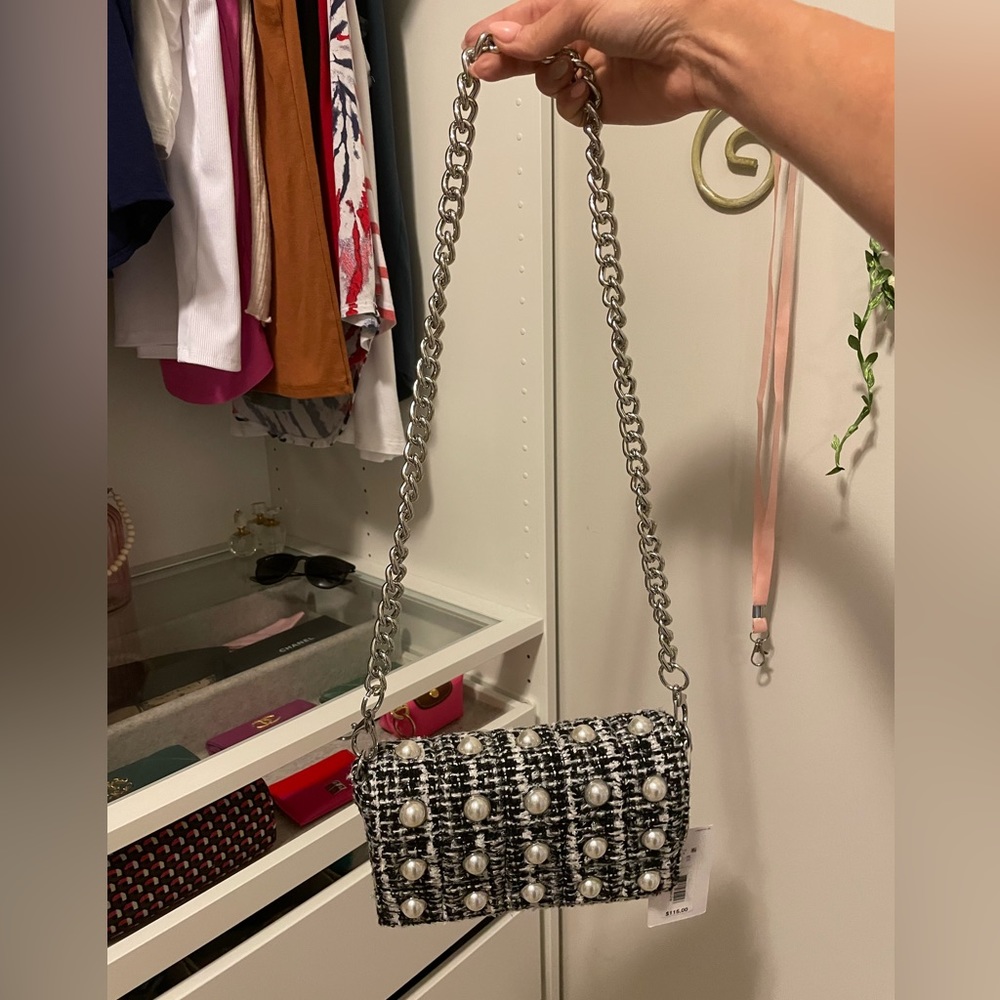 Tweed crossbody bag